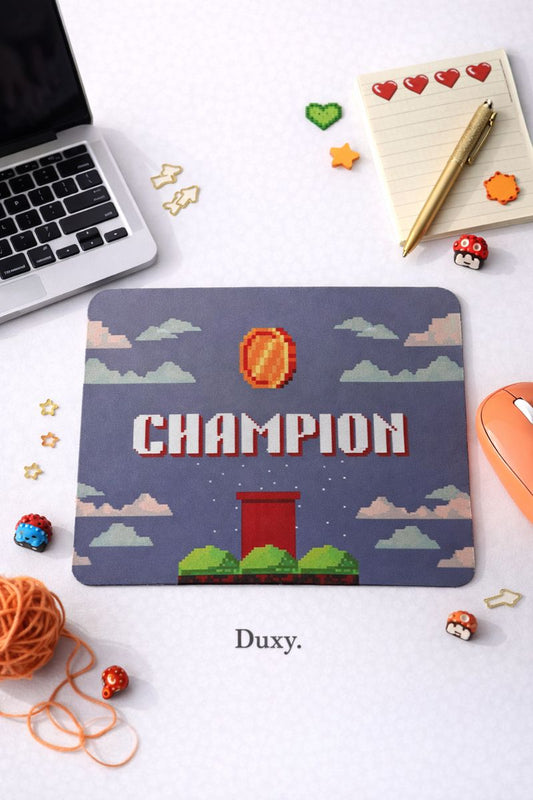 Gamer Desenli Kauçuk Kaymaz Tabanlı Mouse Pad – 22x18 cm - Yumuşak Kumaş Yüzey