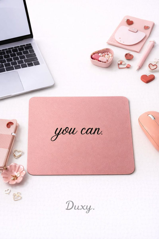 Motivasyon Yazılı Kauçuk Kaymaz Tabanlı Mouse Pad – 22x18 cm - Yumuşak Kumaş Yüzey